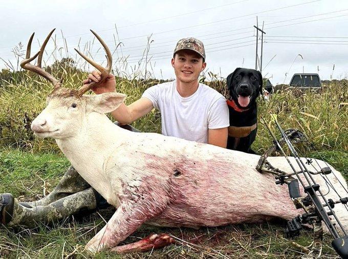 Congratulations to my friend on his FIRST BOW BUCK!!!