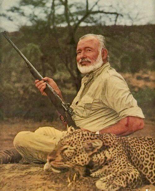Ernest Hemingway and the Leopard Photo: A Story of Myth.