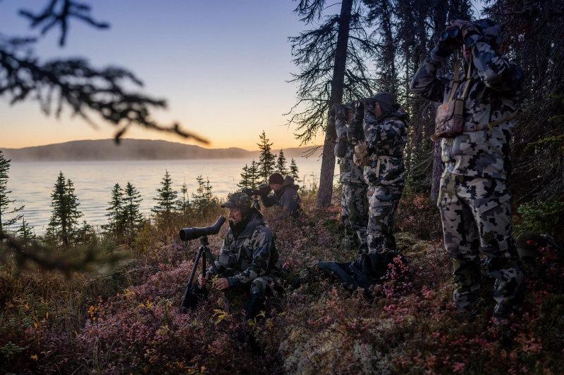 We don't usually think of moose hunting as the kind of hunting when we need to do a lot of glassing.