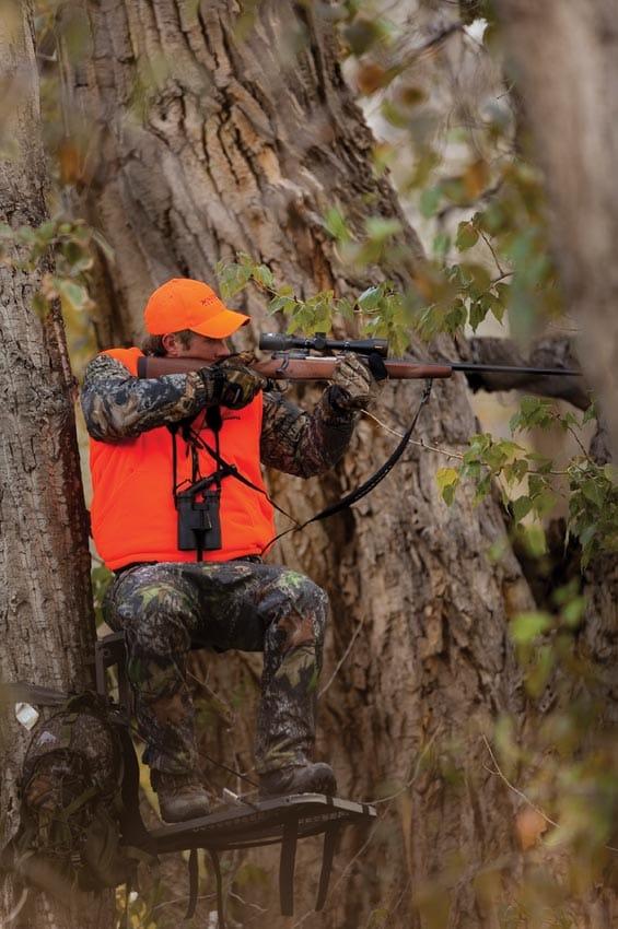 How to stay safe while hiking in hunting season.
