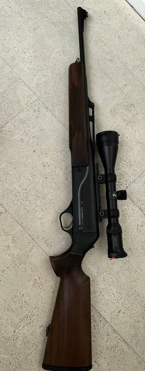 Heckler & Koch SLB 2000 Light Semi-Automatic Rifle in .30-06 with Swarovski Habicht 2.5-10x56 Scope Review 
