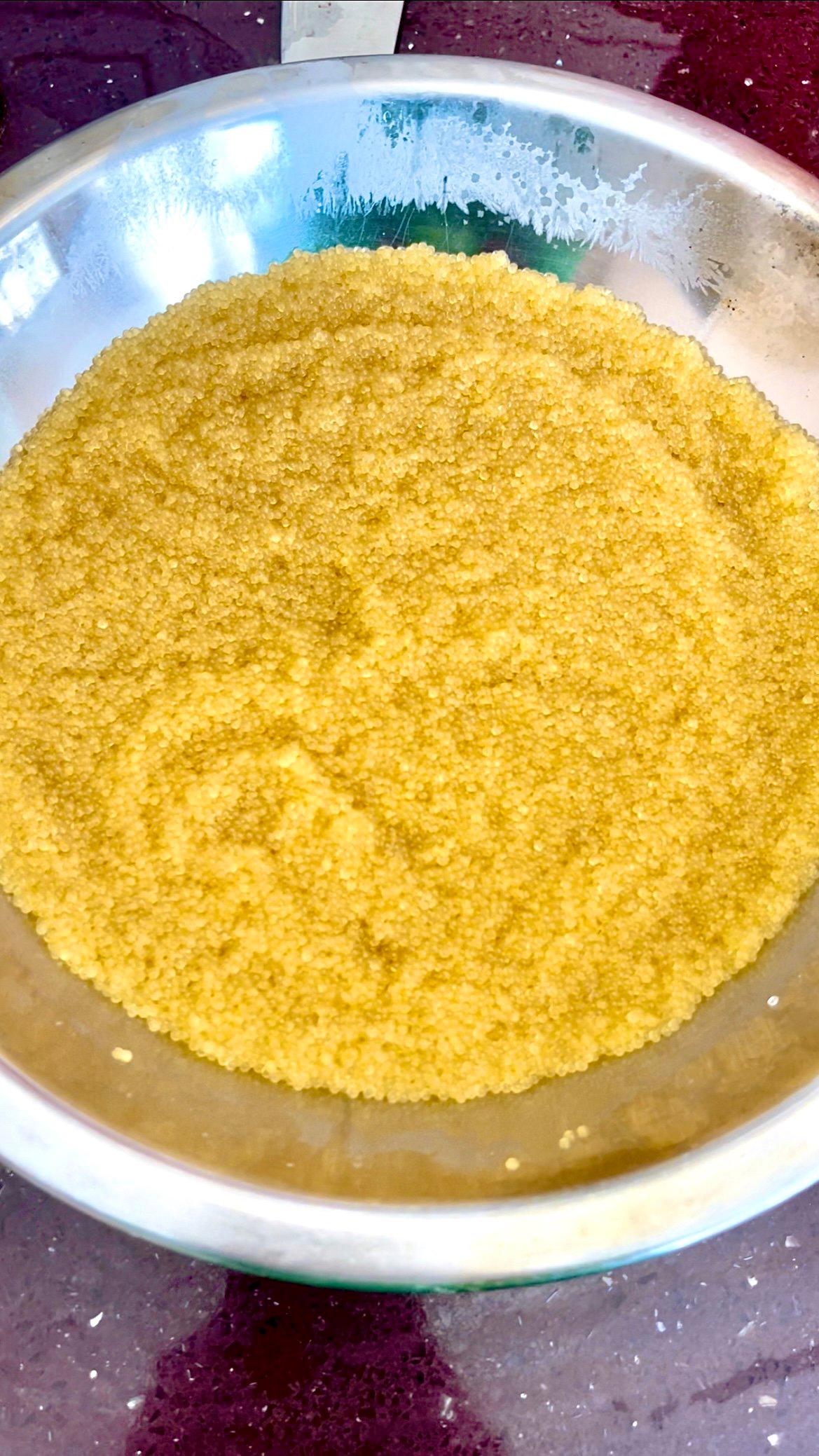 Gold caviar for Russian Tsar.