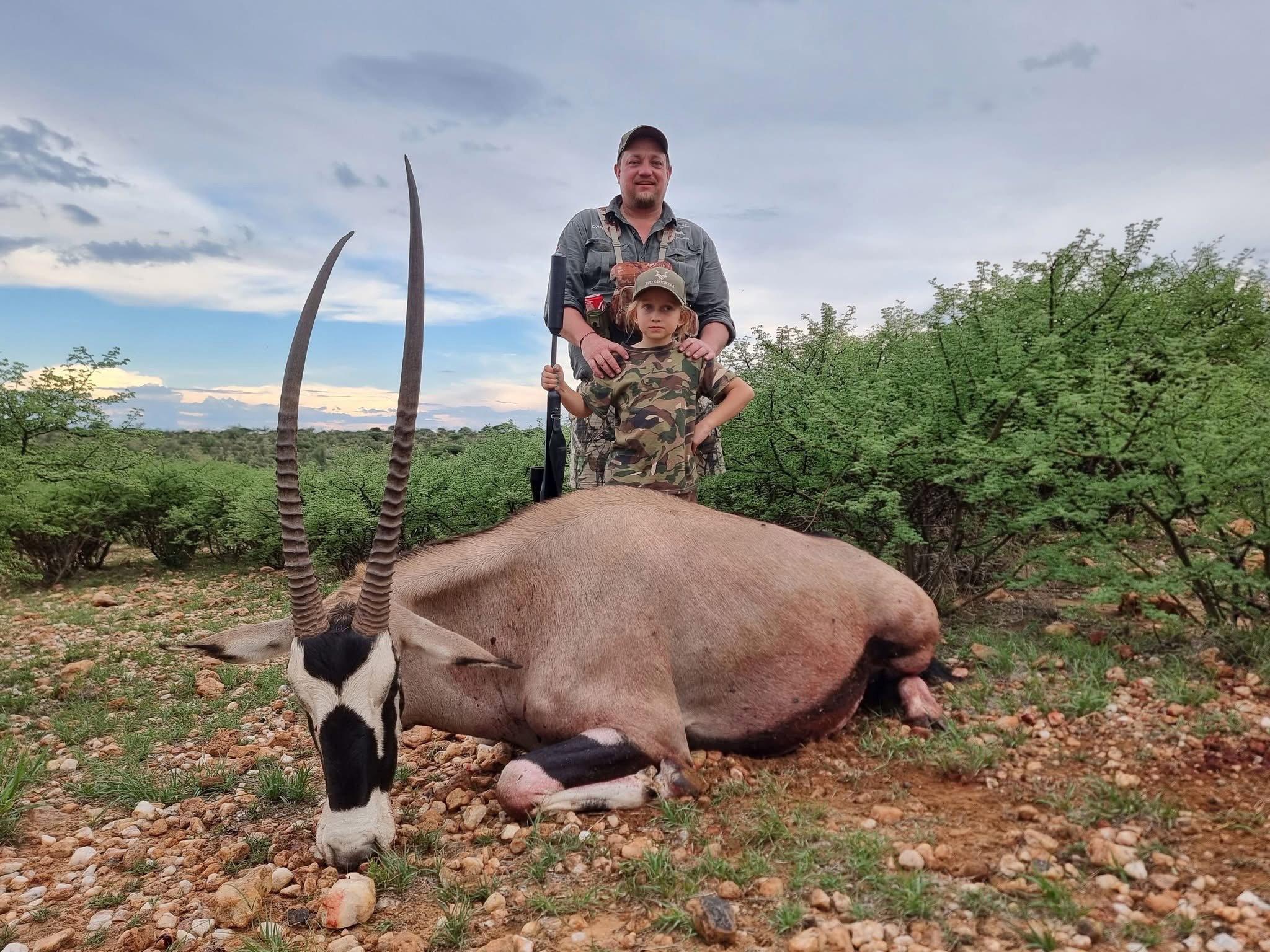 Ending an excellent safari like this in Namibia with longterm clients and and friends at Friedental Hunting and Guestfarm in association with Marko Sibold Hunting Safaris.
