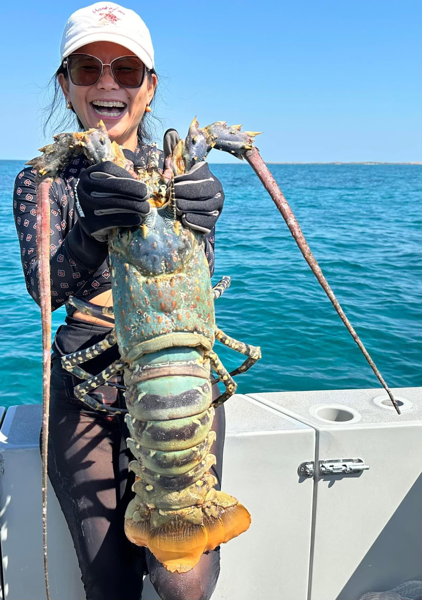 Who wouldn’t be manic with a catch like this?