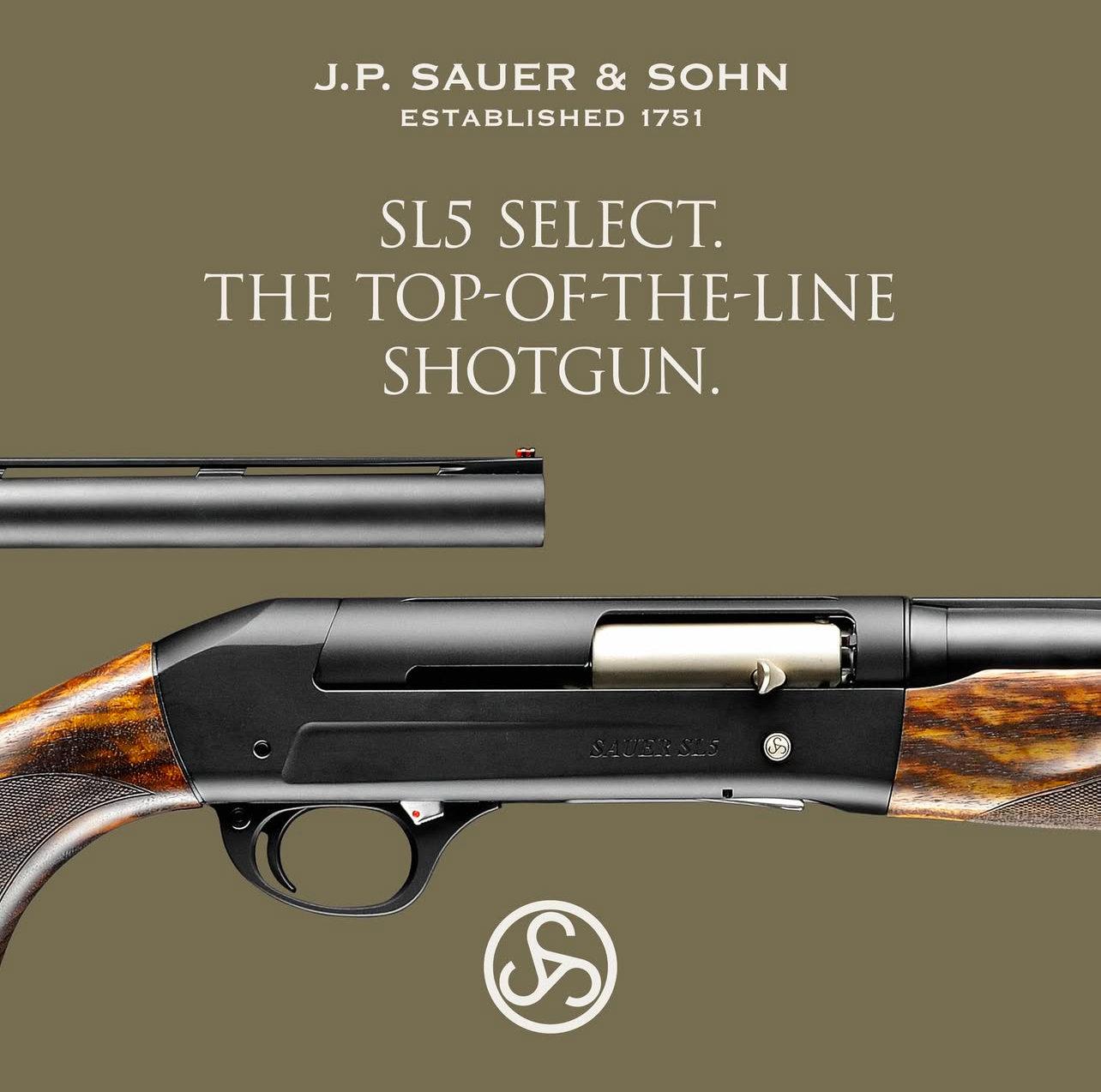 Sauer & Sohn SL5 XT, SL5 Optifade, SL5 Select — Semi-Automatic Shotgun Review, Specs, Price & Hunting Use.