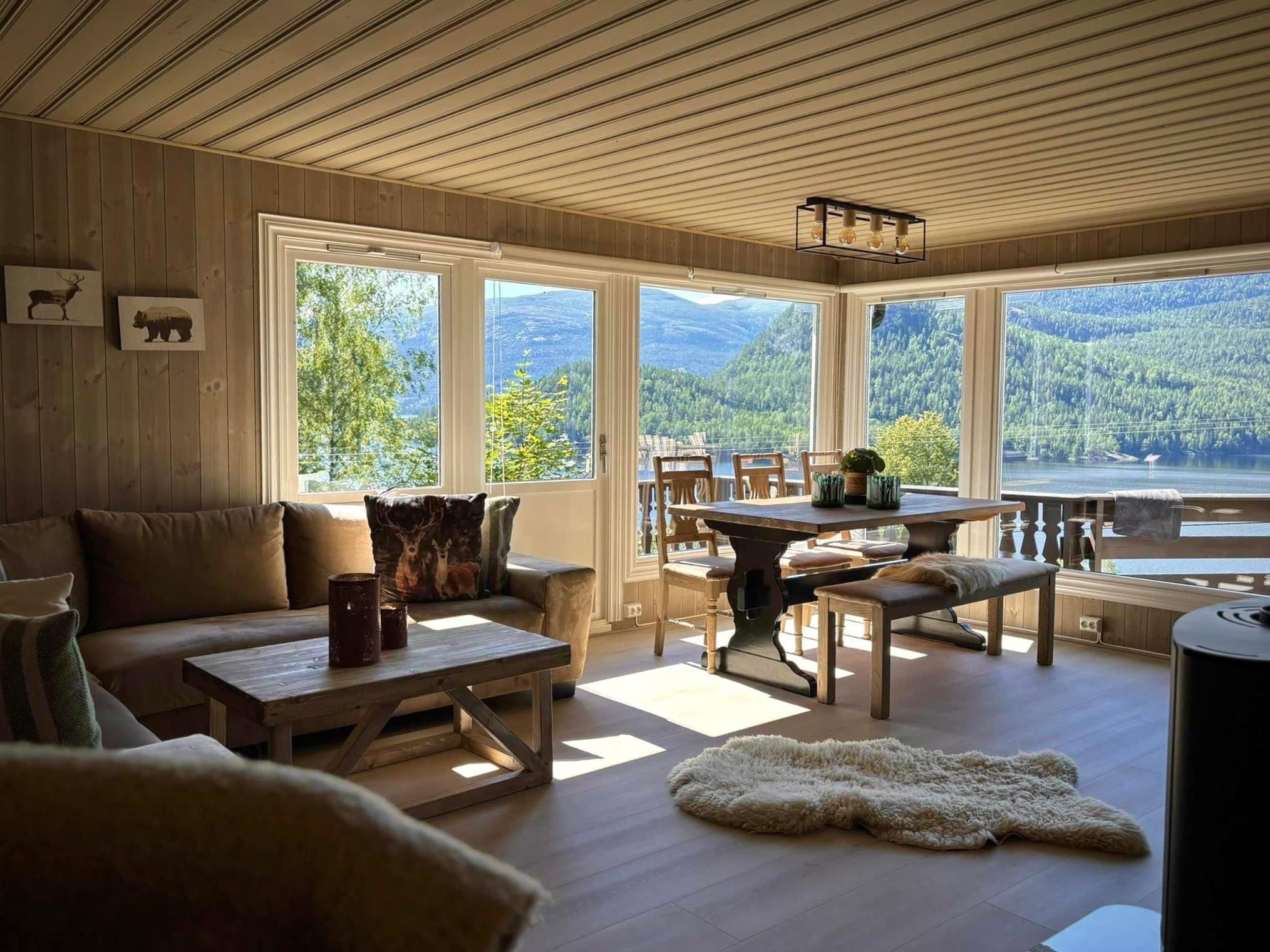 View from my lovely cabin in Norway 🇳🇴