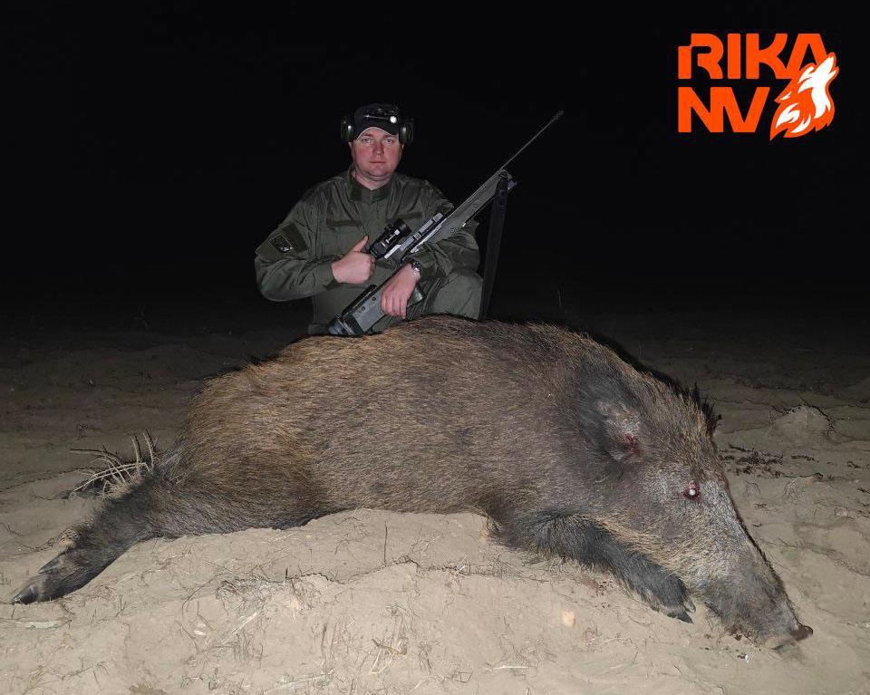 Good morning to everyone and have a productive day from our RikaNV team, and personally from Oleg Krupitsa, who went boar hunting last night!