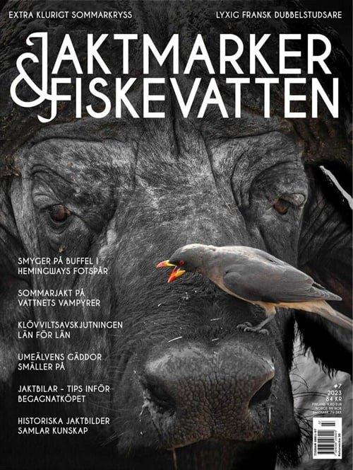 Jaktmarker & Fiskevatten which translates to "Hunting Grounds & Fishing Waters", is a premier Swedish magazine that has been delighting outdoor enthusiasts since its inception.