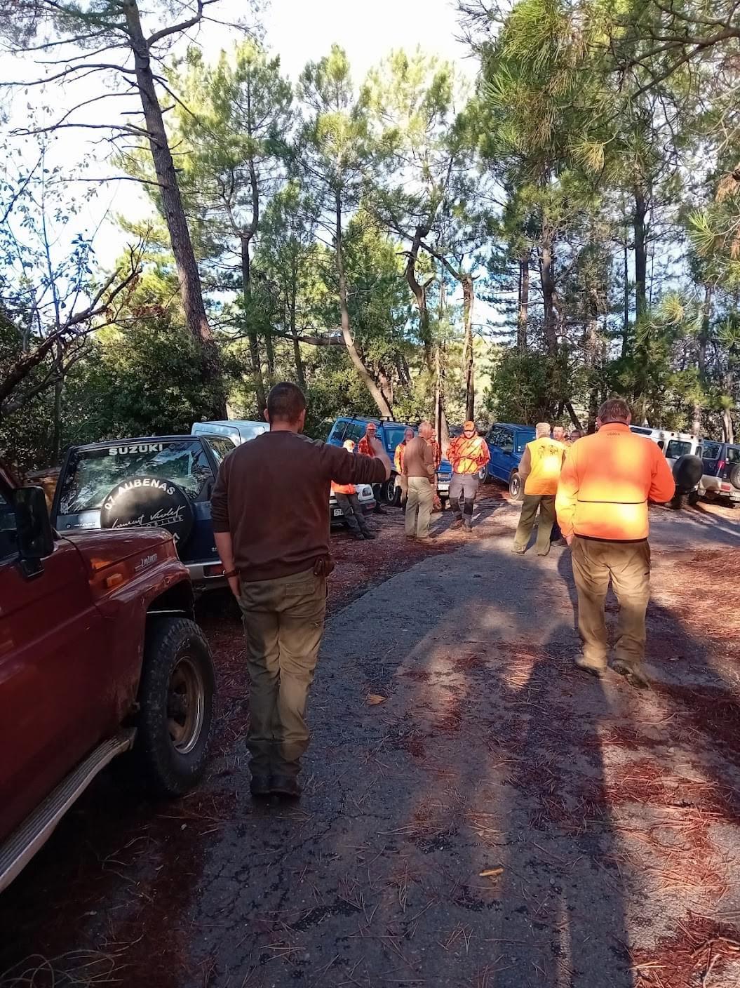En attente du découplé dans les Cévennes avec une équipe formidable🥰 MERCI pour cette belle journée 👌