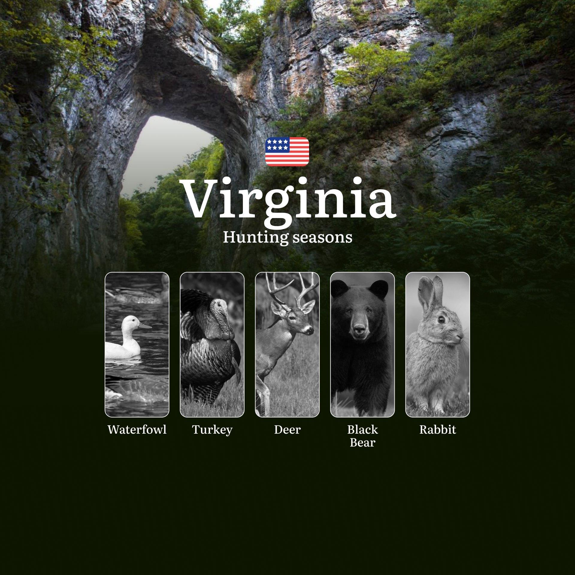 Hunting Seasons in Virginia, USA: Hunting Periods, Open and Close Dates, Licenses, Rules and Restrictions