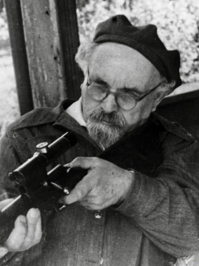 Prishvin Russian writer and hunter.