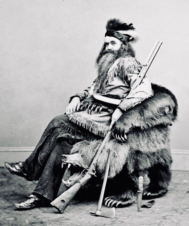 The Grizzly Bear Chair is a gift from hunter Seth Kinman to President Andrew Johnson.
