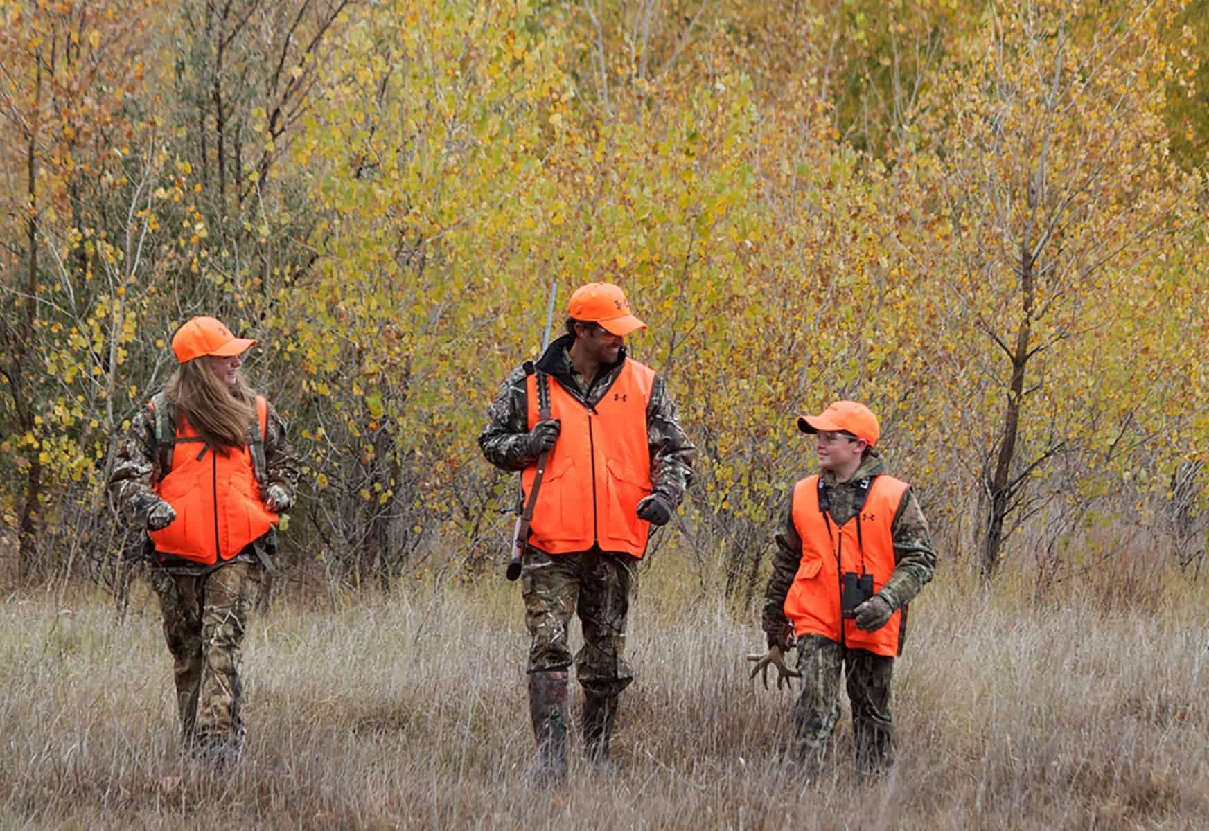 How to stay safe while hiking in hunting season.