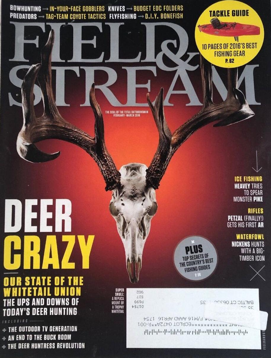 ‘Field and Stream’ has been the preeminent American outdoors publication for over a century with a current monthly circulation exceeding 1,000,000.