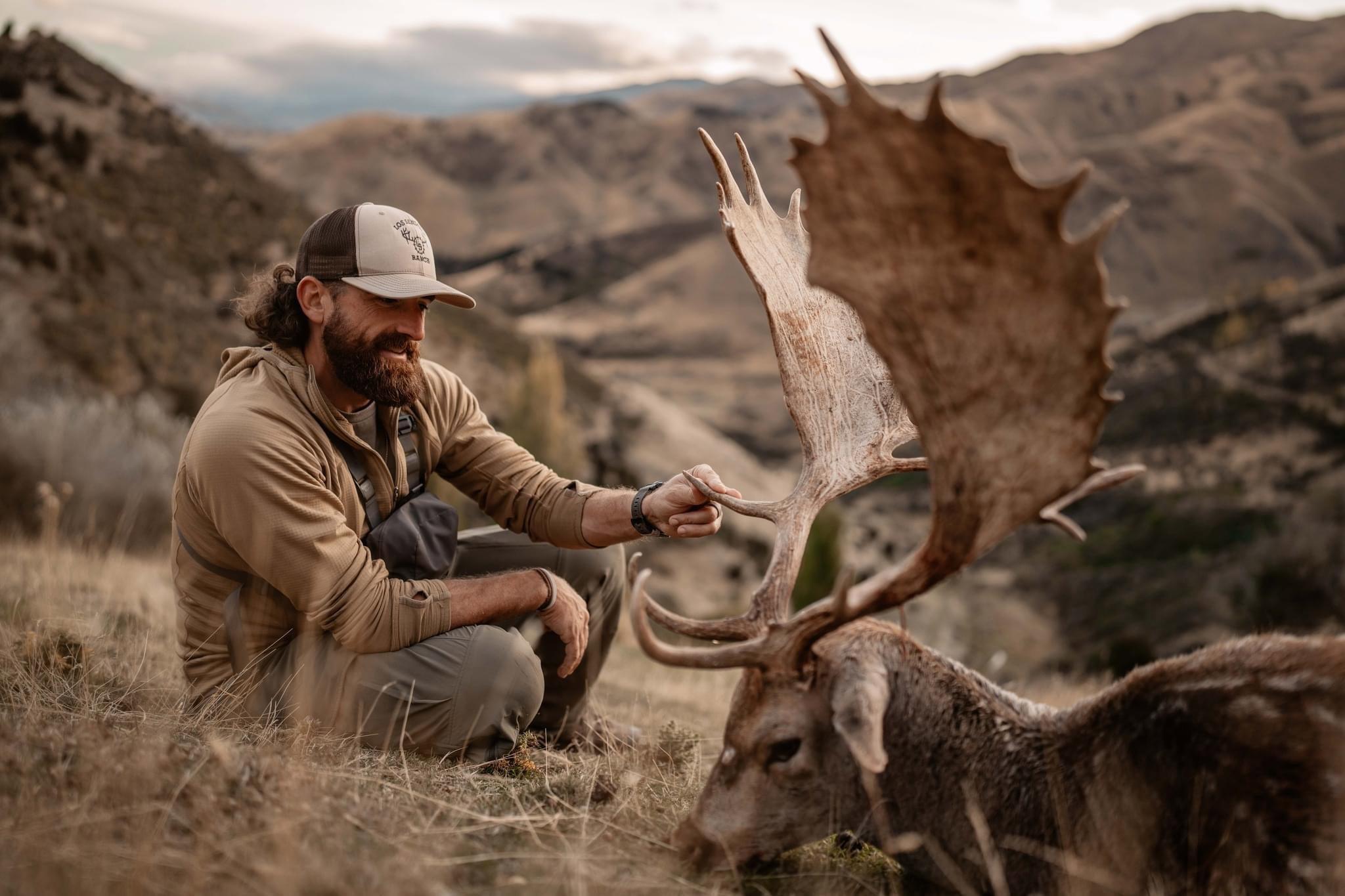 a colossal Fallow Buck to cap off his epic Red Stag hunt.