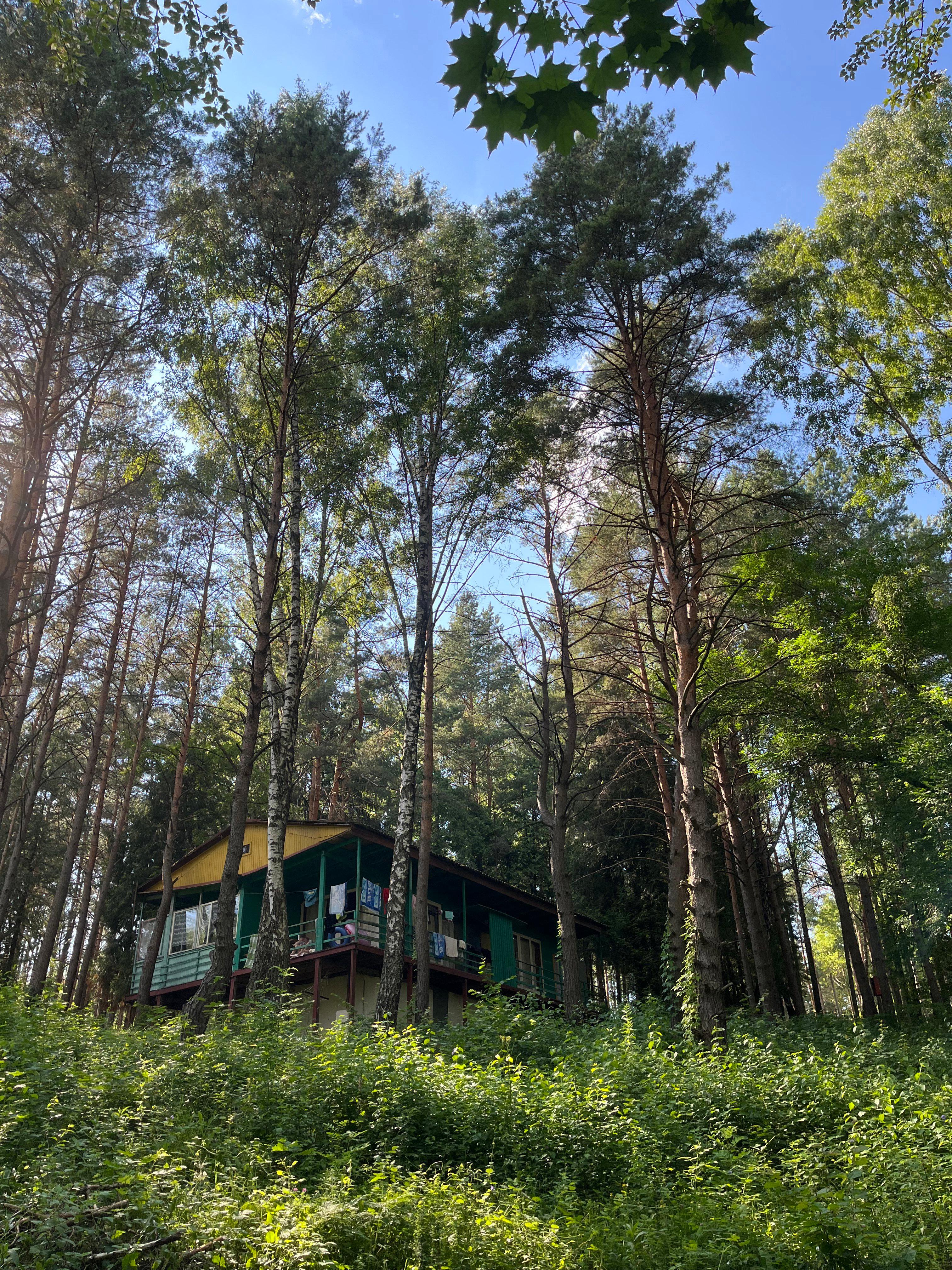 You can reserve a house on Lake Rudakovo, swim in the lake, pick mushrooms and berries, go hunting in the nearest forests.