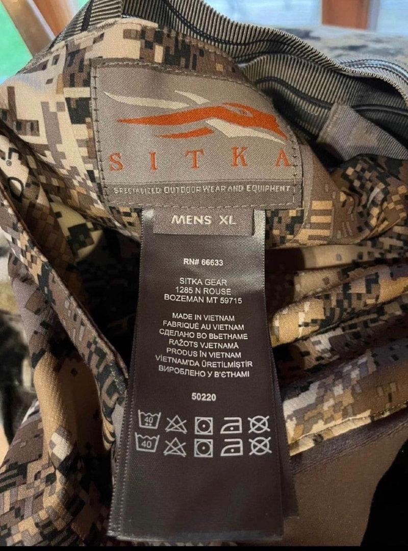Selling my Sitka Stratus set.
