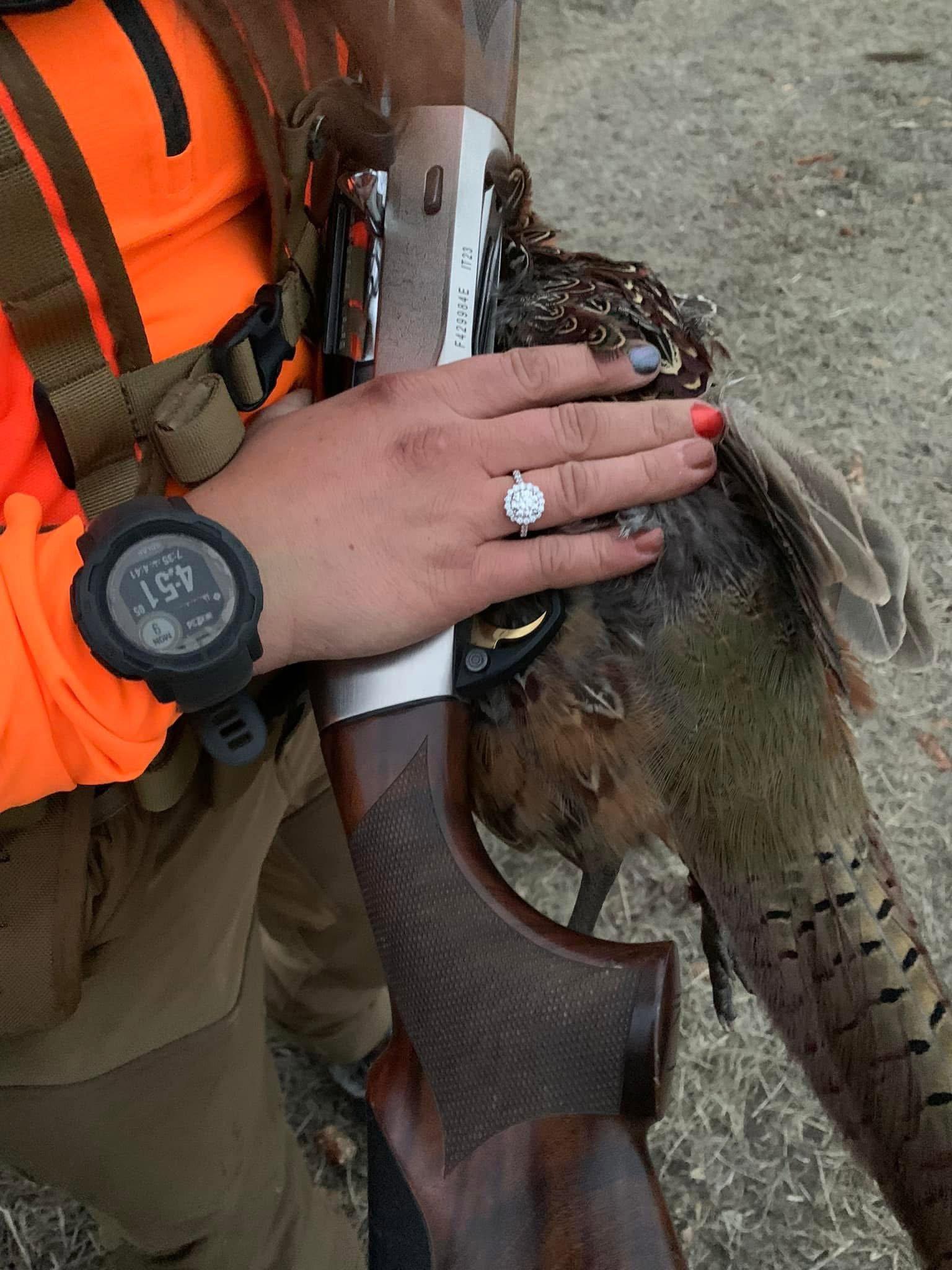 A little over 6 years ago he took me on our first date, which was not my first hunt, but my first pheasant hunt.