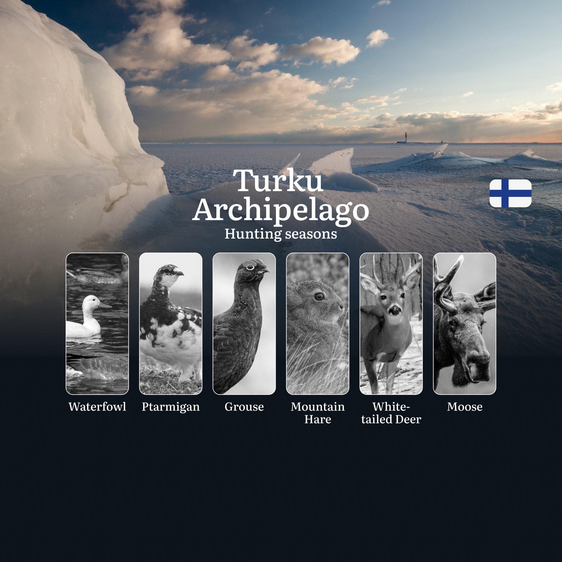 Hunting Seasons in TURKU ARCHIPELAGO: Key Opening/Closing Dates, License Requirements,  Restrictions and Vital Rules