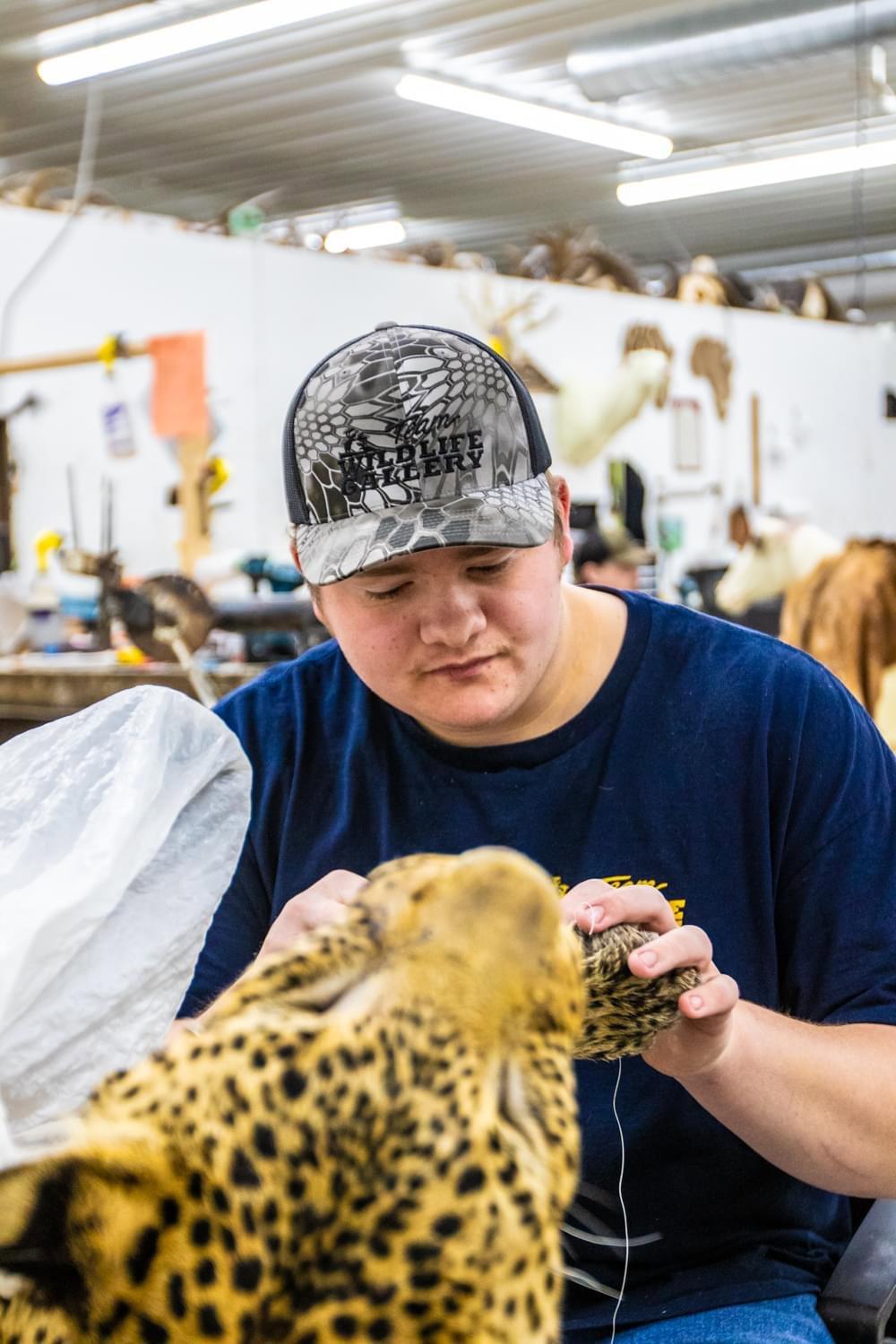 A few of our taxidermy artists at work!