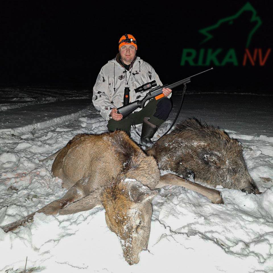 Noću smo učinkovito radili na jelenima i divljim svinjama u zemljama Bjelorusije🇧🇾