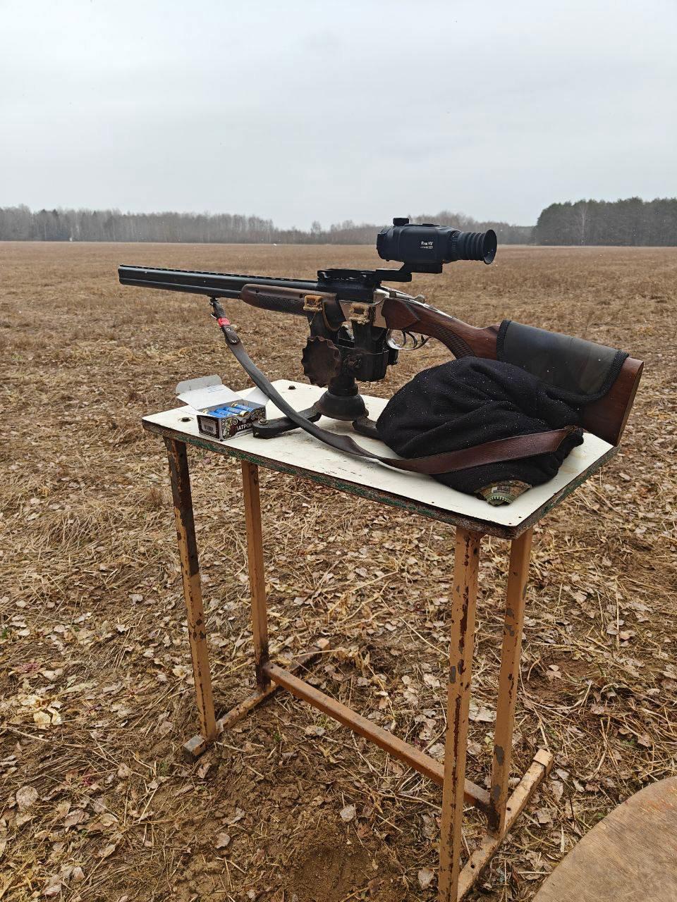 Oleg Krupitsa and Andrey, from the RikaNV team in Belarus, are working at the shooting range again!
