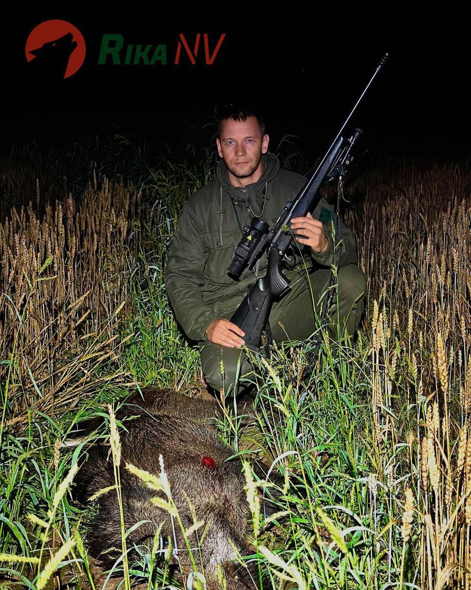 🐗💥Dobro jutro svima iz našeg RikaNV tima, a posebno od Evgenija Golubeva, koji je proveo noć na terenu maksimalno produktivno!