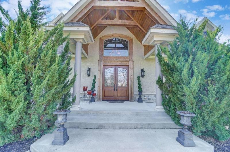 BEAUTIFUL ESTATE AND HORSE FARM ON 29+ ACRES | Stunning custom-built Granville home on 29 acres with horse farm.