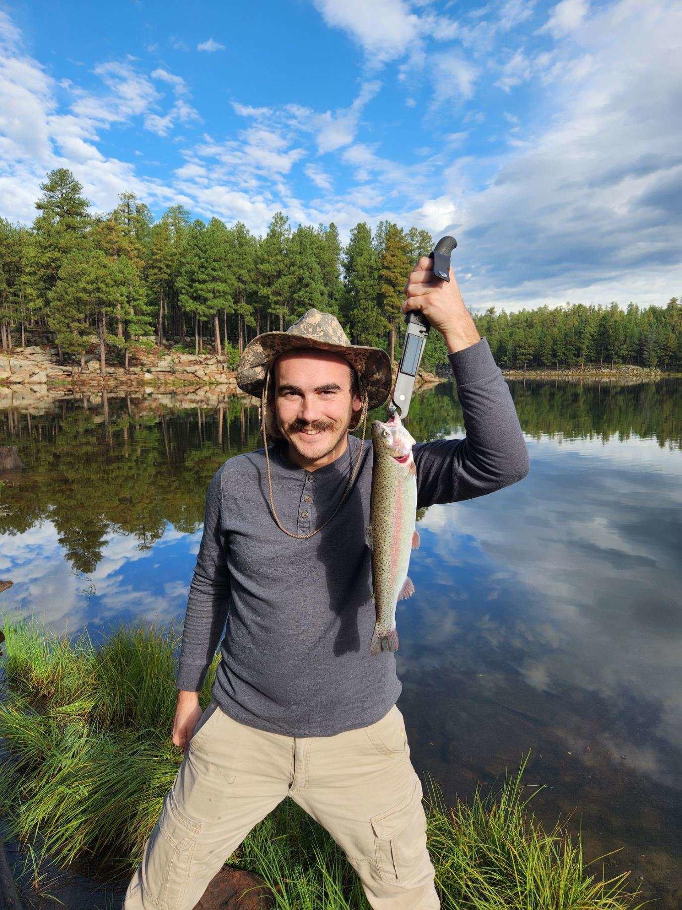 My first rainbow in Woods Canyon, AZ