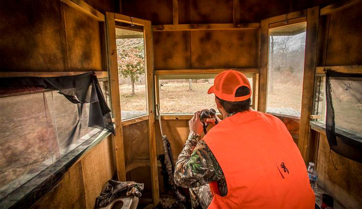 Strip stands are excellent places to ambush bucks any time of season, but I especially like this type of setup late in the pre-rut and into the peak.