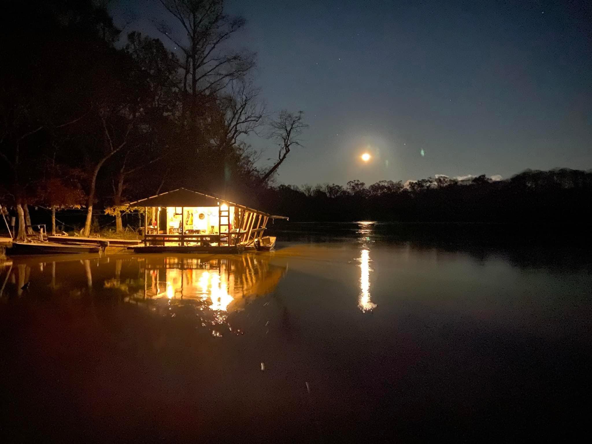 Saturday is opening day of Deer dog season and time to move to the off grid houseboat for a few months.
