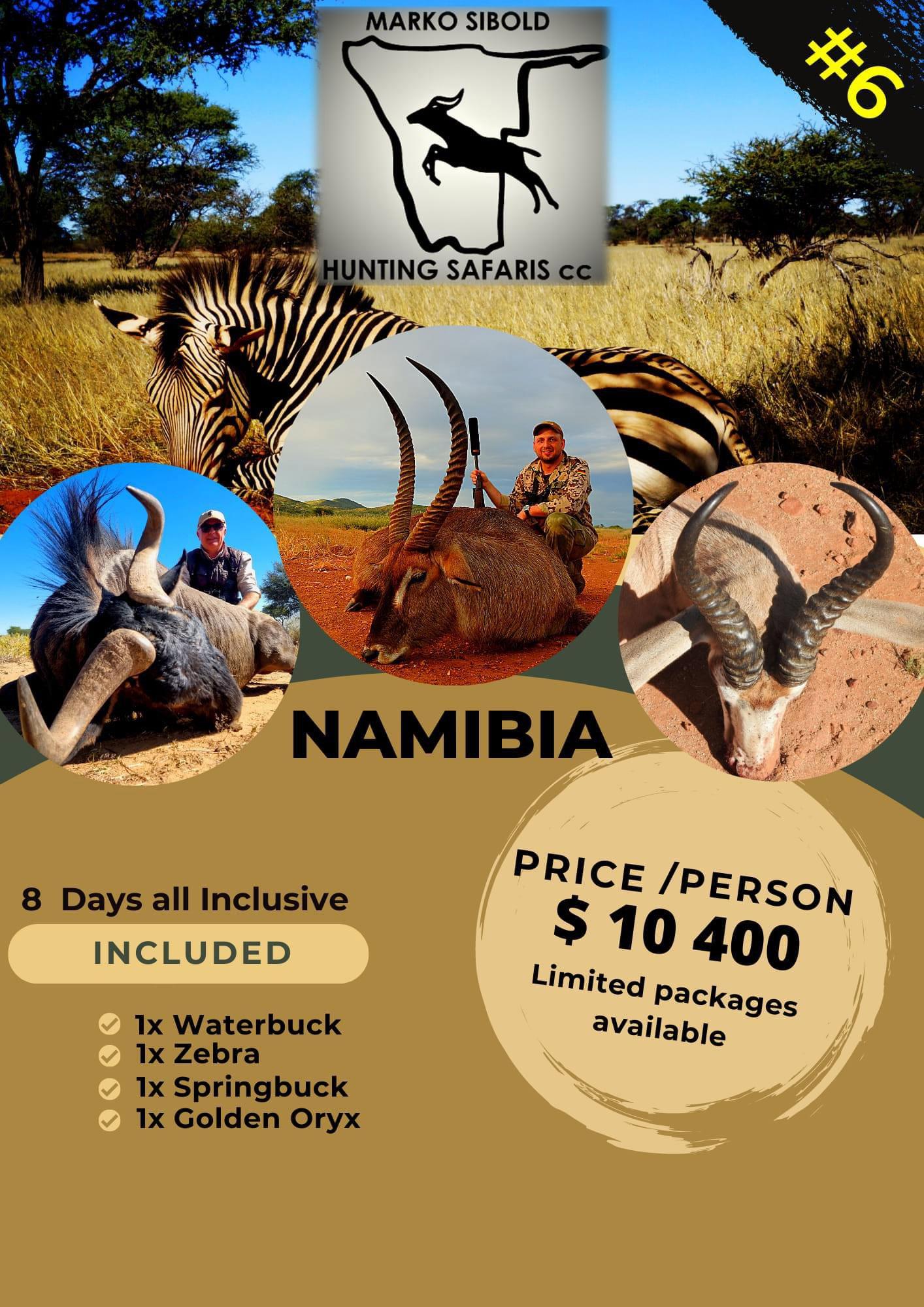 Hunting Packages in Namibia for 2024.