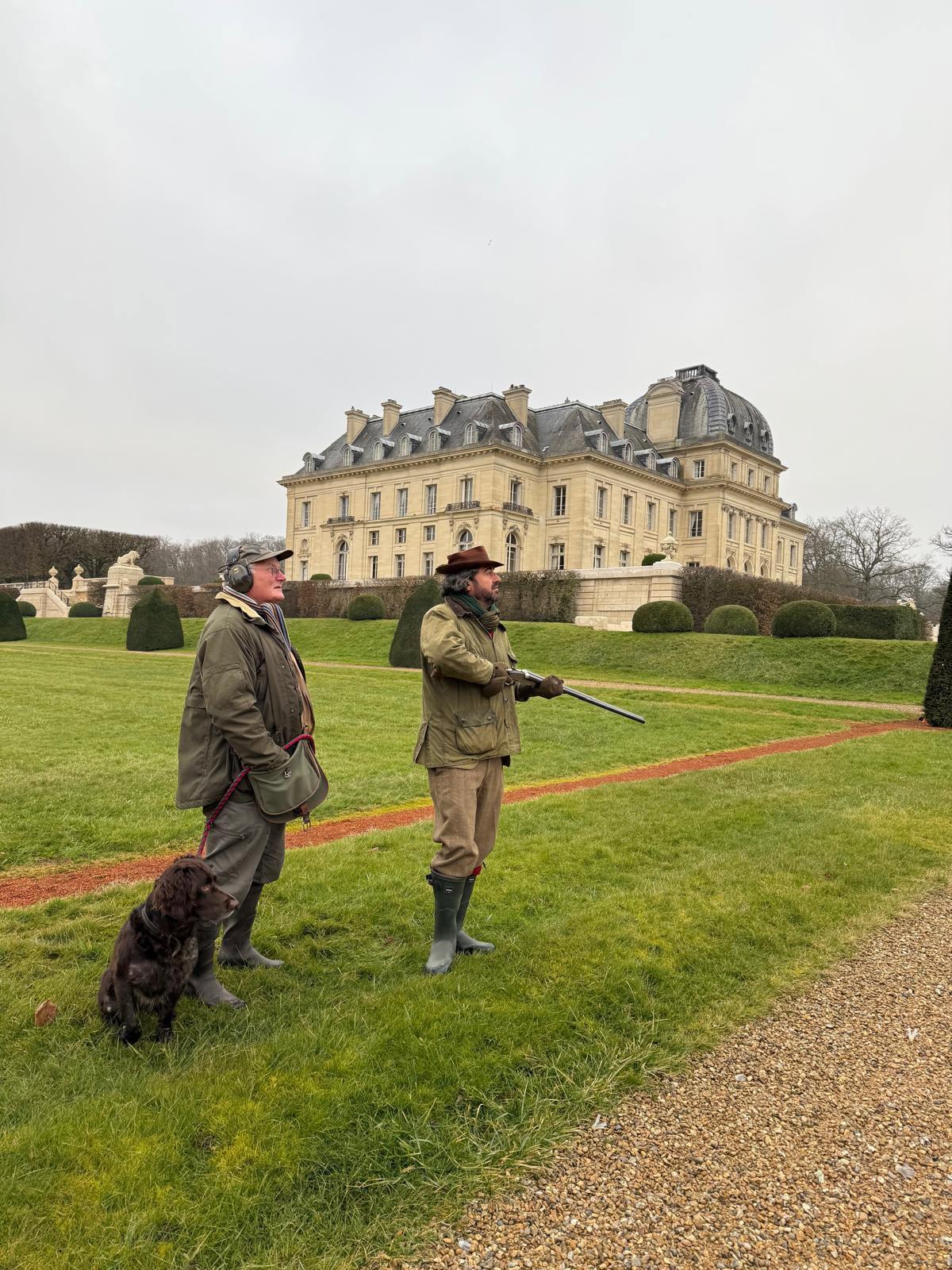 Magifique journée au château de Voisin.