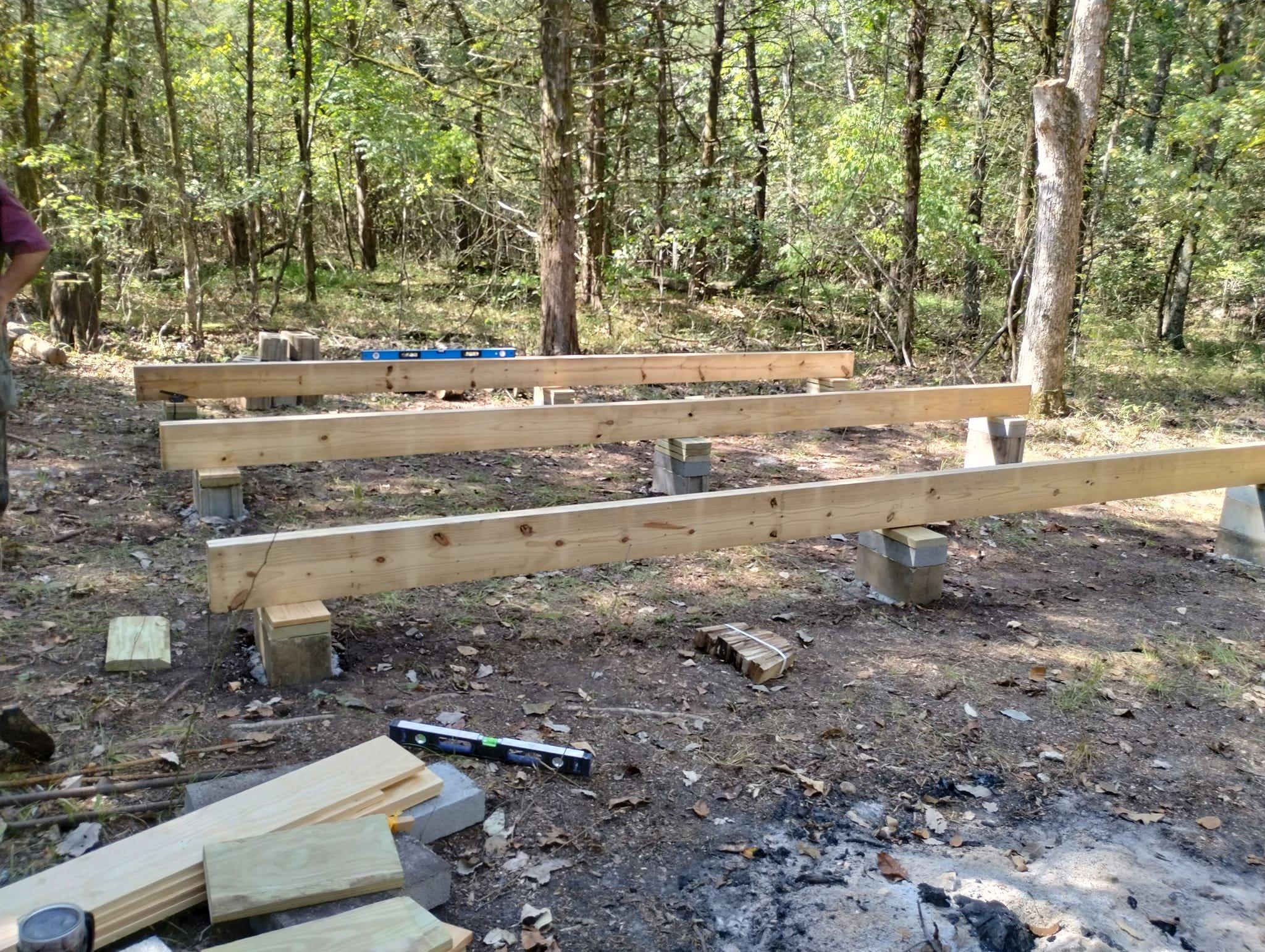 Starting the 16x20 cabin.
