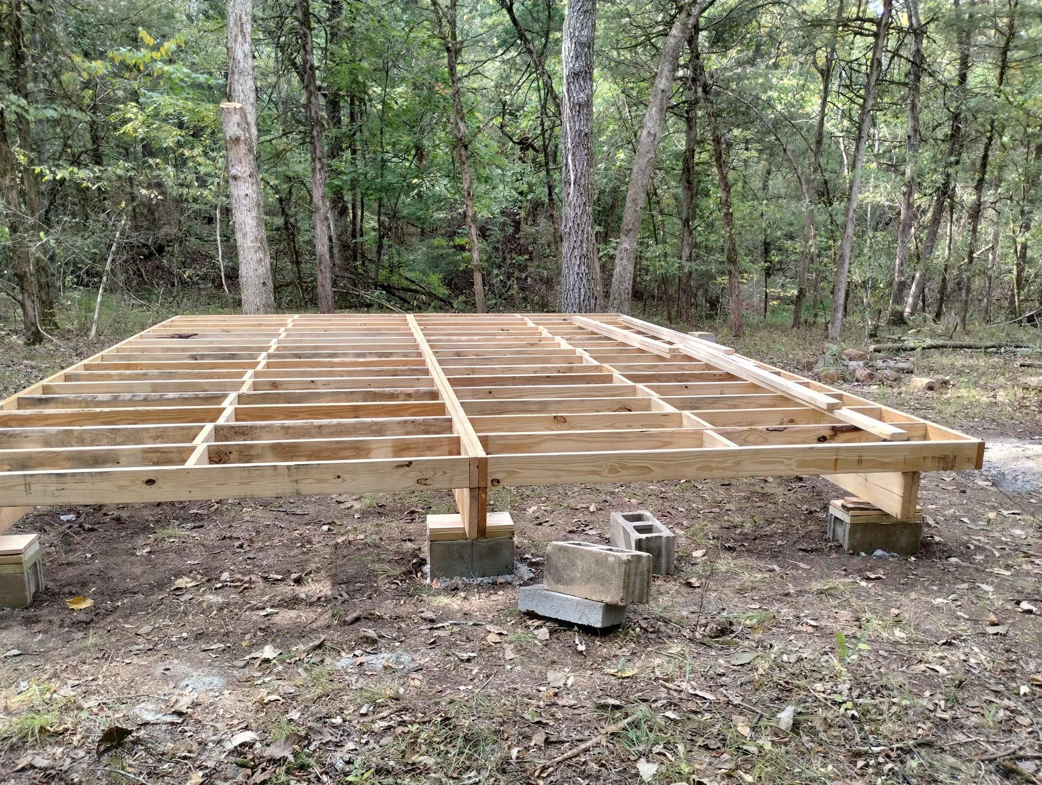 Starting the 16x20 cabin.
