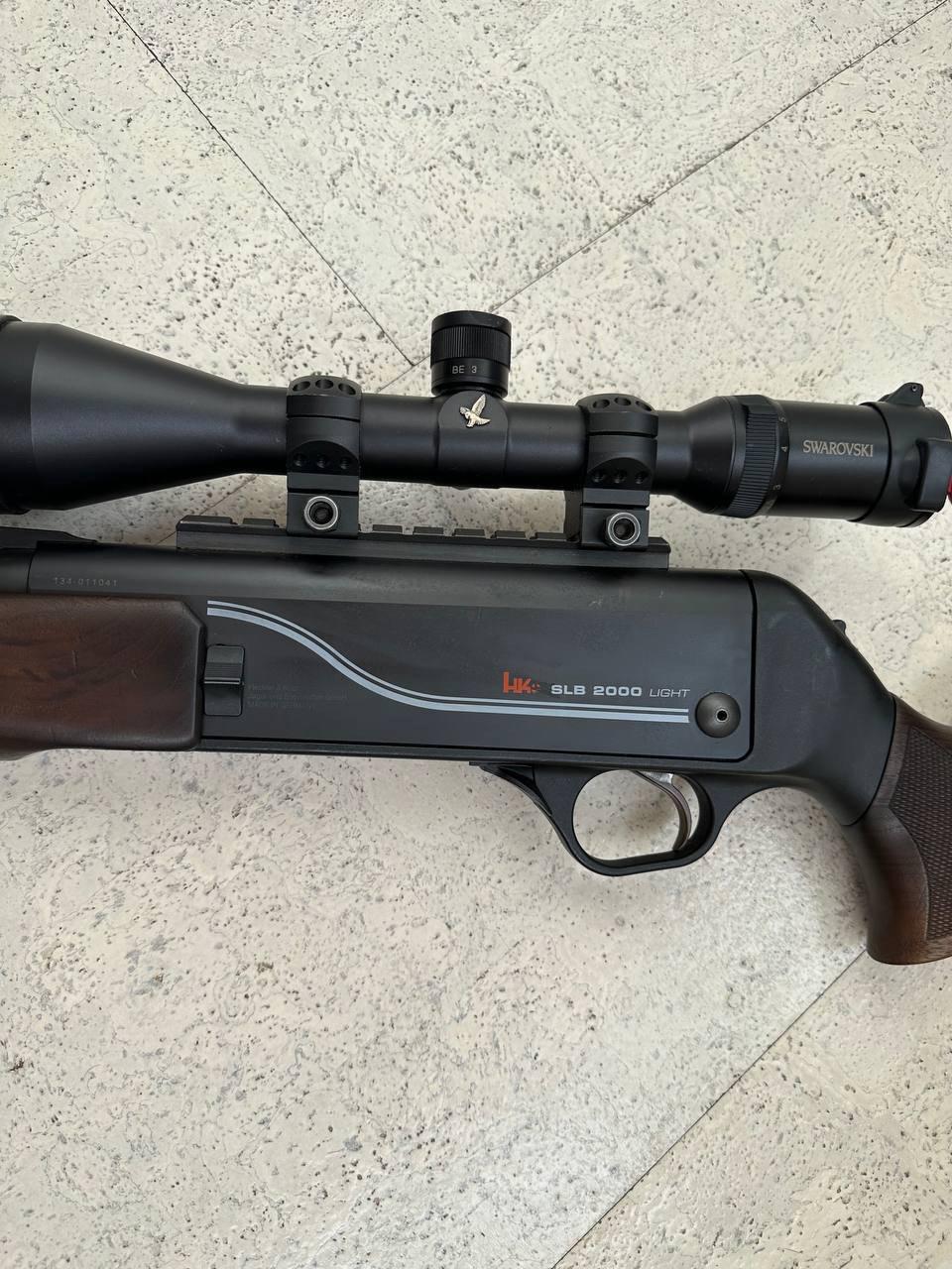Heckler & Koch SLB 2000 Light Semi-Automatic Rifle in .30-06 with Swarovski Habicht 2.5-10x56 Scope Review 