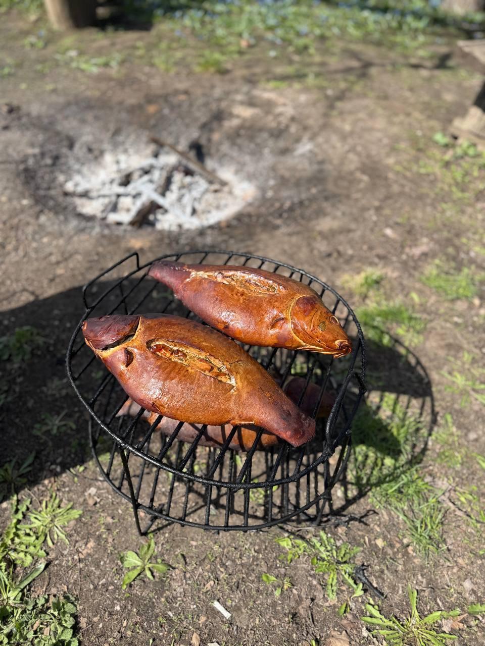 Maxim from the Rila NV team in Stavropol Krai decided to treat us to such culinary delights today🎣
