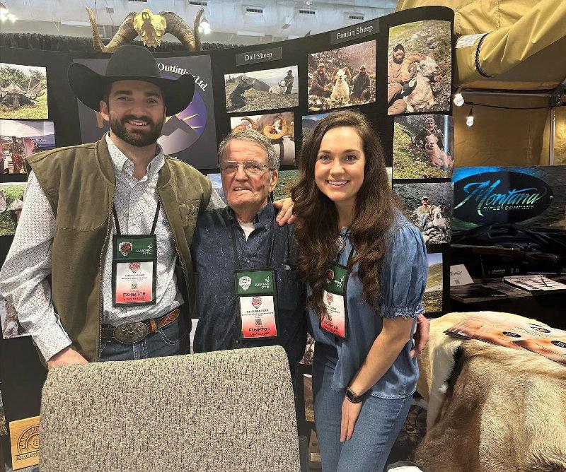 Midnight Sun Outfitting attended three shows this winter—Dallas Safari Club, WSF Sheep Show and Safari Club International.