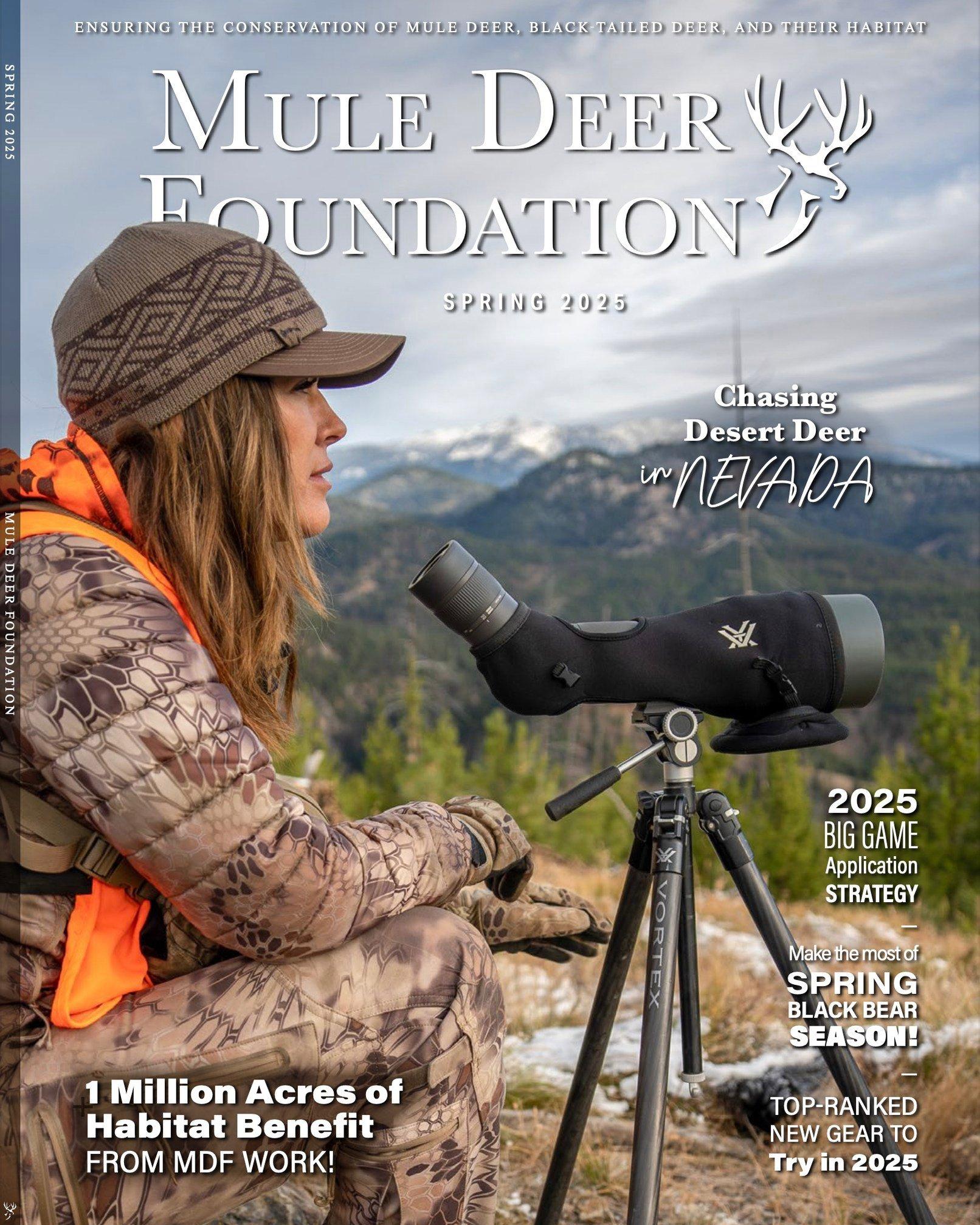 The Mule Deer Foundation is the only conservation group in North America dedicated to restoring, improving, and protecting mule deer and black-tailed deer and their habitat, with a focus on science and program efficiency.