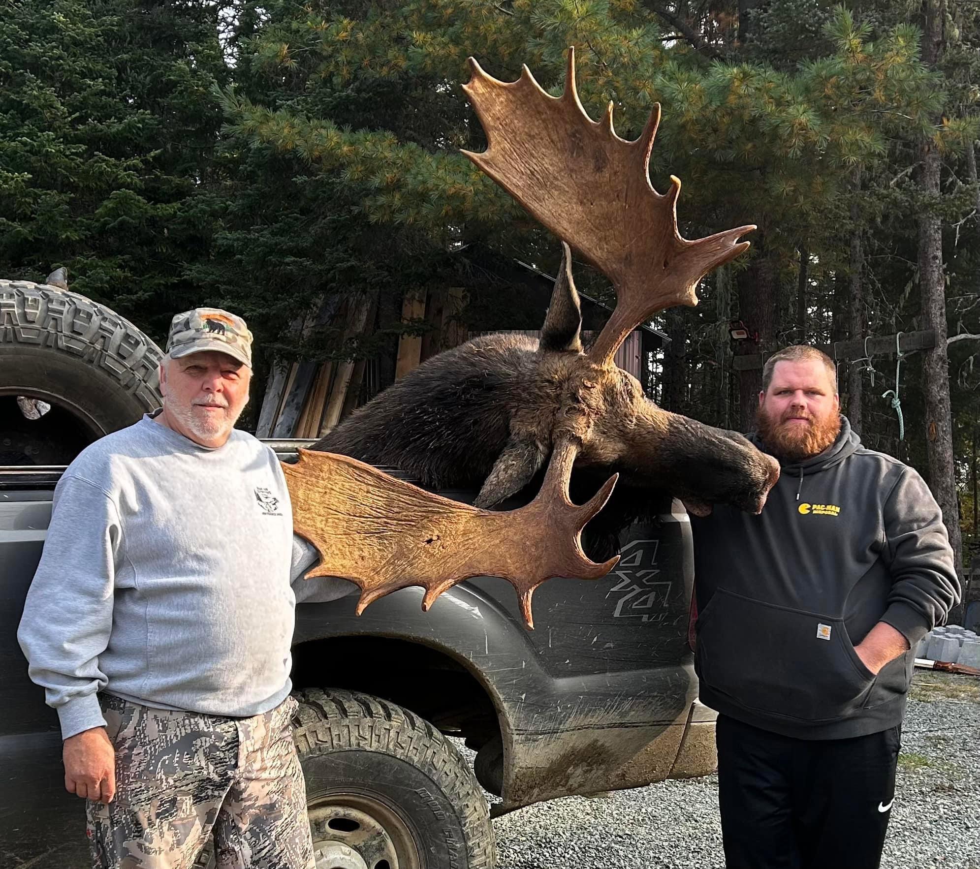 Our 2023 moose 21 points with 55 inch spread
