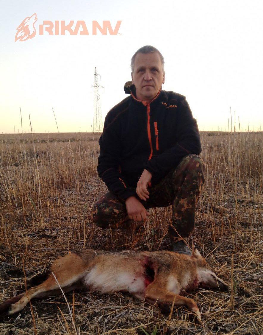 Photo report on fox hunting in the Astrakhan steppe