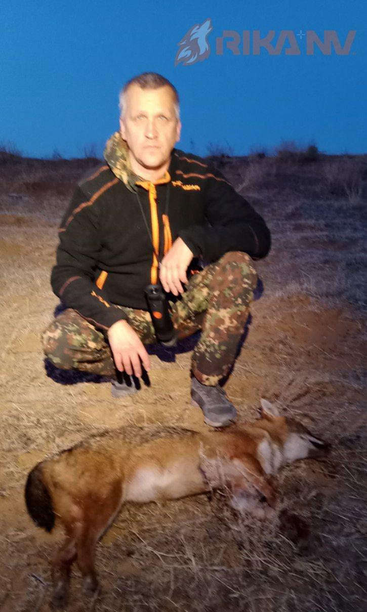 Photo report on fox hunting in the Astrakhan steppe