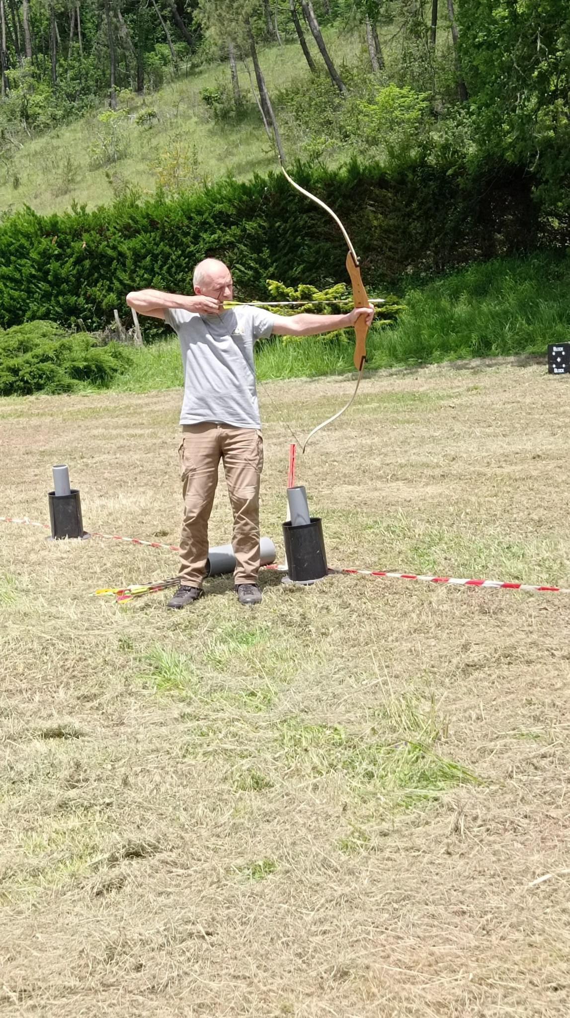 Samedi s'est déroulée la formation "Chasse à l'arc" à l'Ecole Chasse Nature de St Astier.