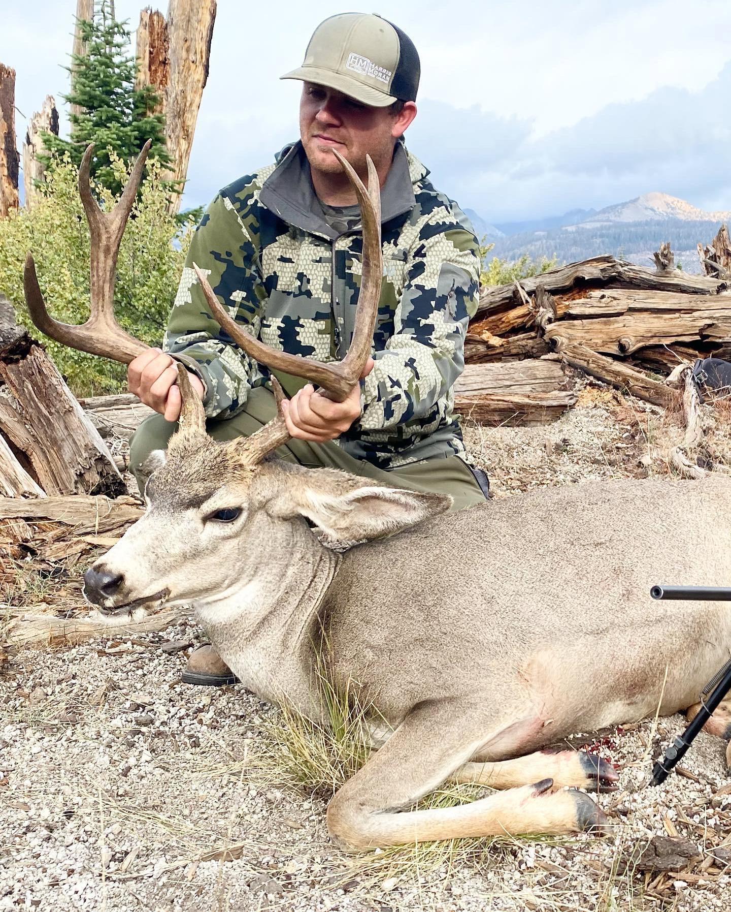 Nice heavy 3x3 muley on second day of the season here in California.