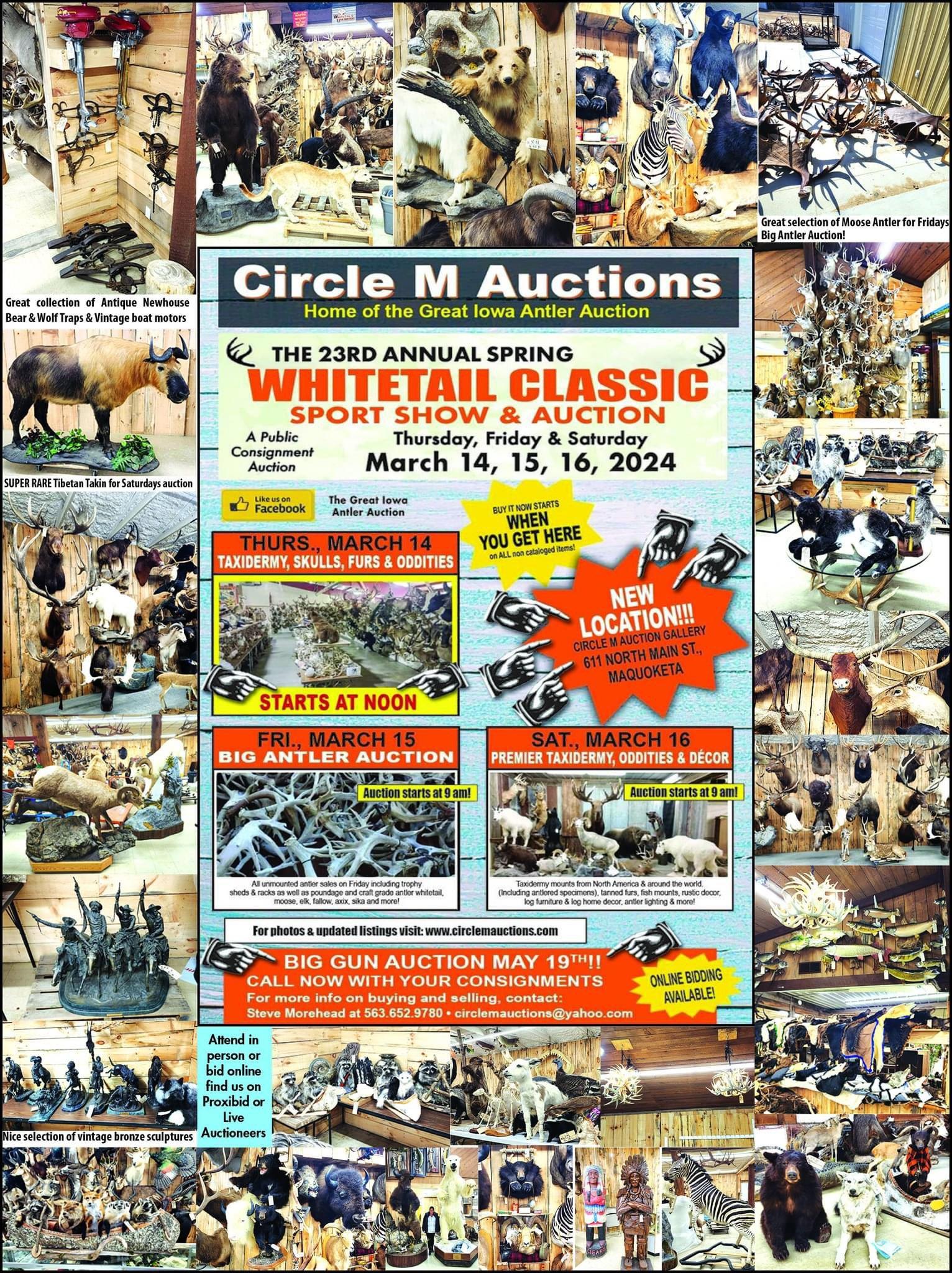 Great looking ad the Collectors Journal put together for the spring auction in Maquoketa Iowa