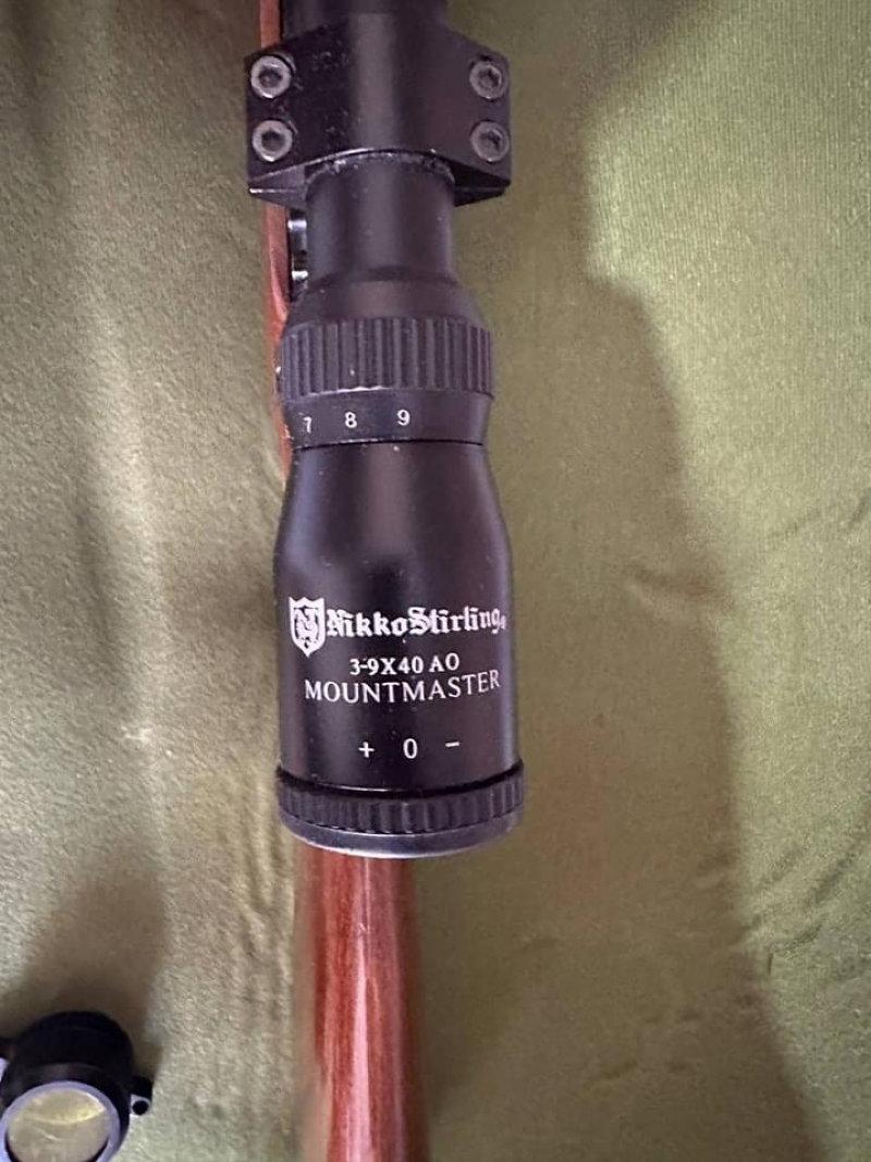 Carabine Weihrauch hw50s Depo 4.5 comme neuve, avec lunette Nikko Stirling 3-9x 40 Mountmaster.
