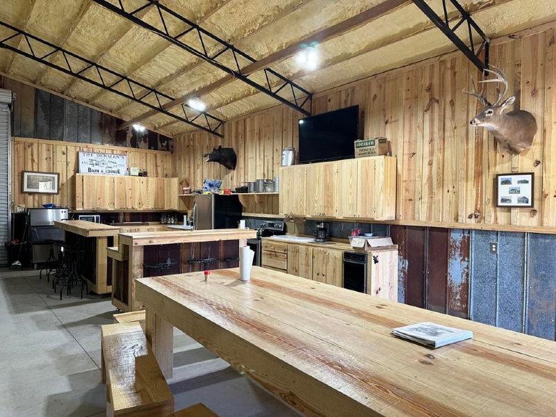 Our rustic lodge was built in the early 1900s and was one of the original farmhouses on the plantation.