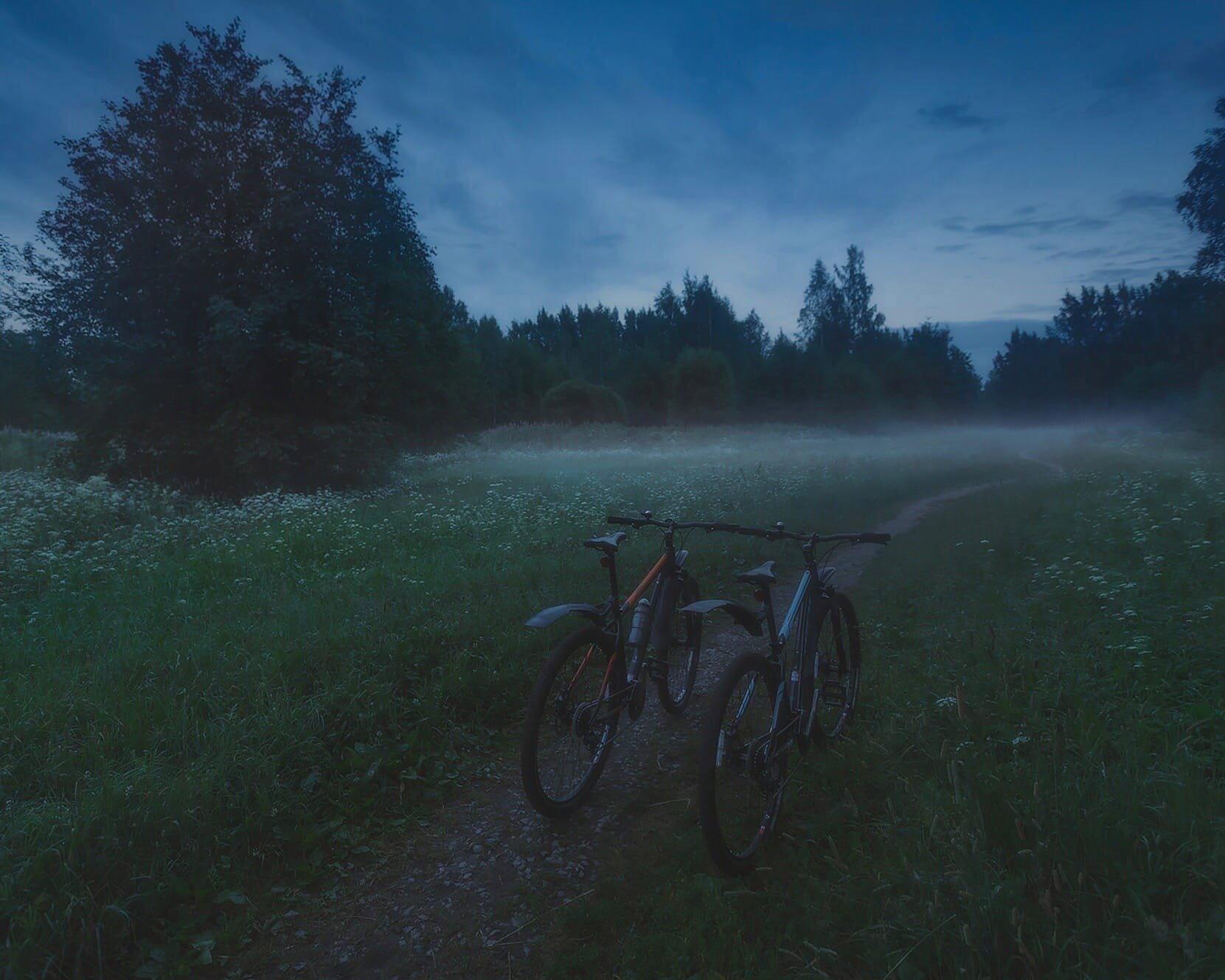 We meet sunrise in the village.