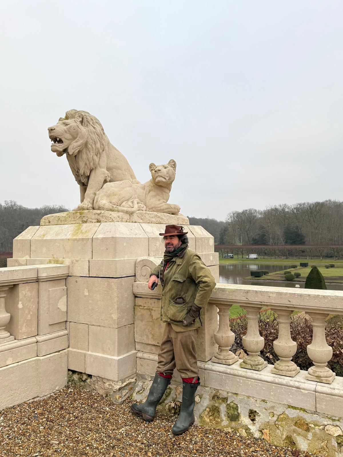 Magifique journée au château de Voisin.