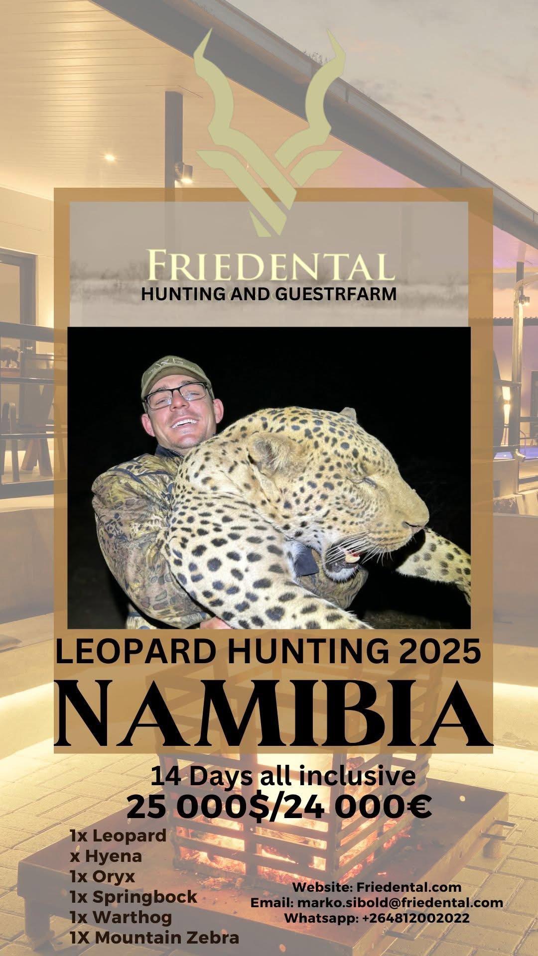 LEOPARD HUNT IN NAMIBIA 2025.